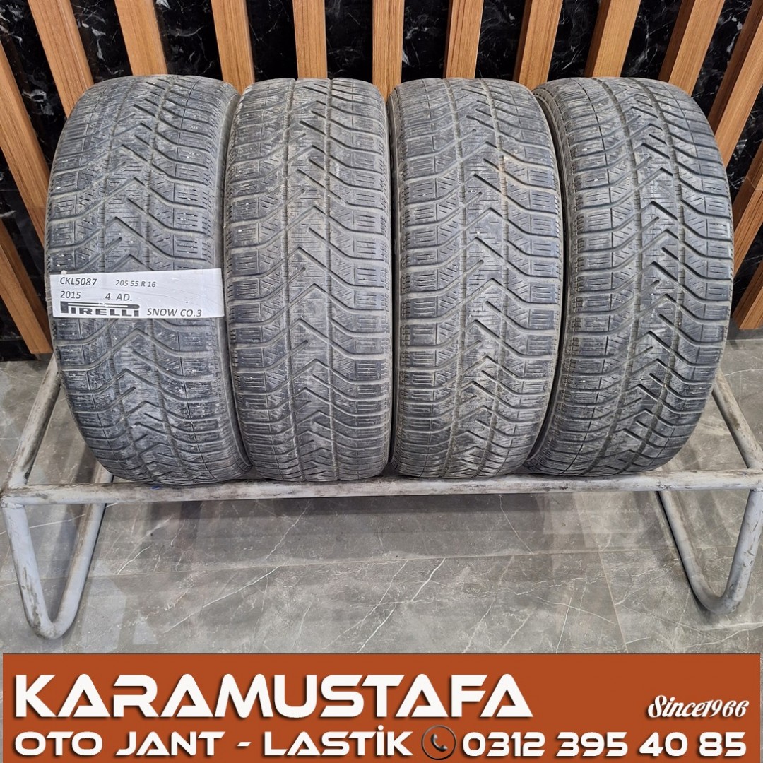 205 55 R 16 PIRELLI SG3 91H * 2015 * 4 ADET * CKL5087