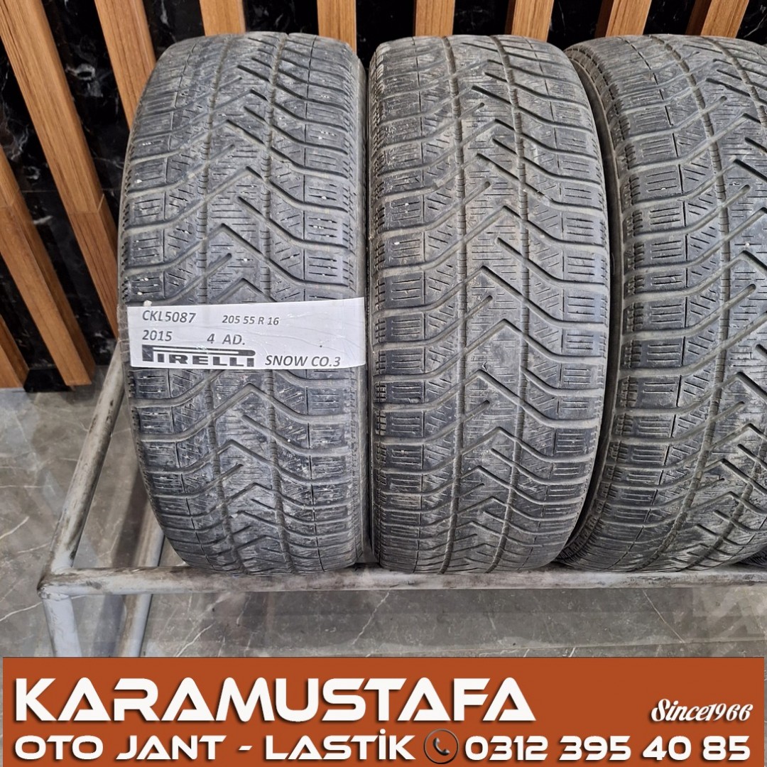 205 55 R 16 PIRELLI SG3 91H * 2015 * 4 ADET * CKL5087