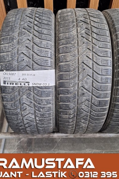 205 55 R 16 PIRELLI SG3 91H * 2015 * 4 ADET * CKL5087