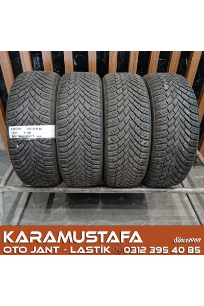 205 55 R 16 CONTINENTAL TS860 91T * 2016 * 4 ADET * CKL5093