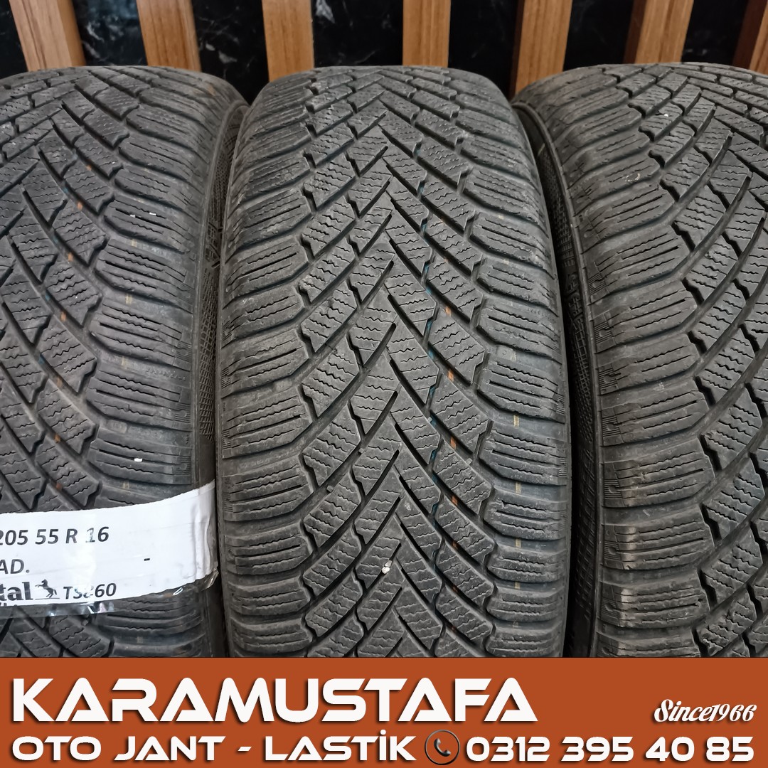 205 55 R 16 CONTINENTAL TS860 91T * 2016 * 4 ADET * CKL5093