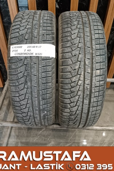 225 60 R 17 HANKOOK W320 99H * 2016 * 2 ADET * CKL5102