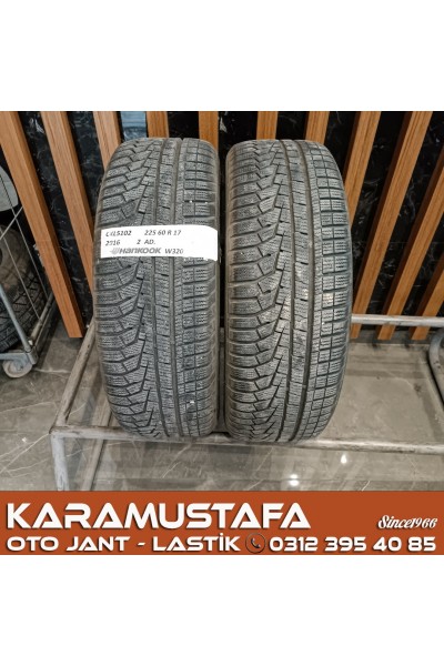225 60 R 17 HANKOOK W320 99H * 2016 * 2 ADET * CKL5102