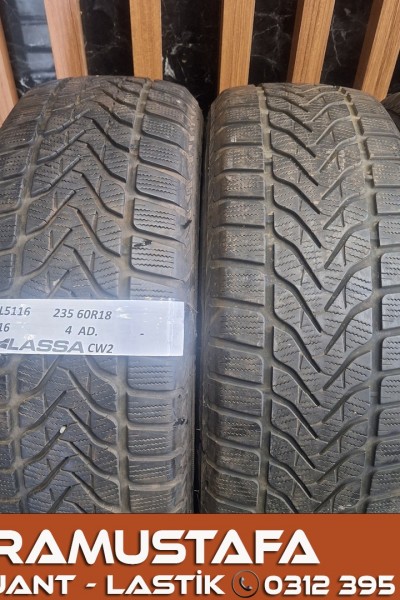 235 60 R 18 LASSA CW2 107H * 2016 * 4 ADET * CKL5116