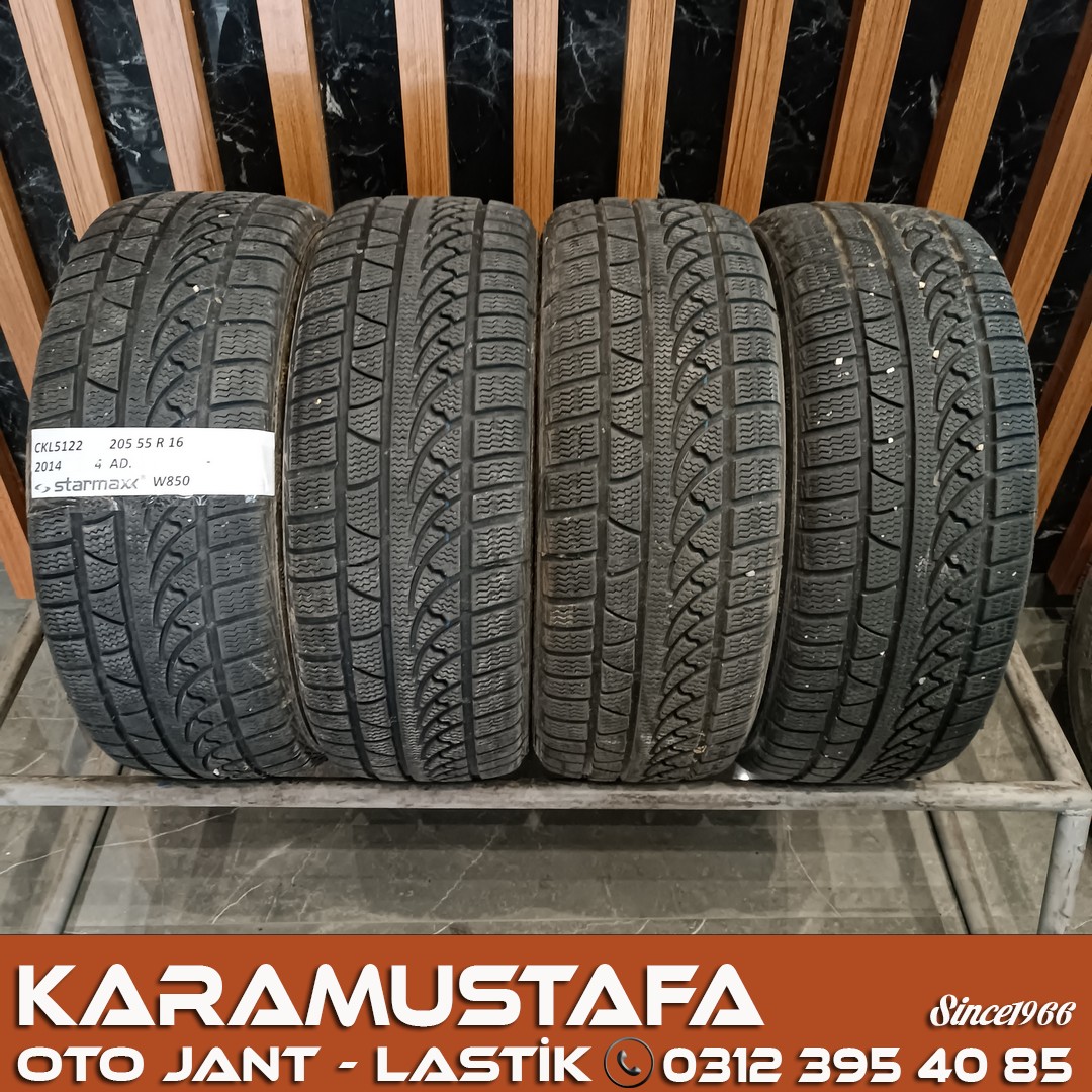 205 55 R 16 STARMAXX W850 91H * 2014 * 4 ADET * CKL5122
