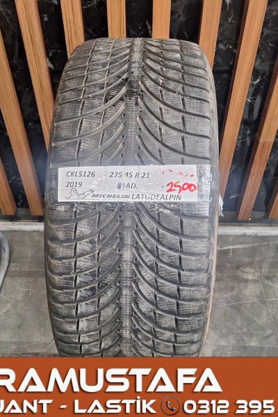 275 45 R 21 MICHELIN ALPIN 110V * 2019 * 1 ADET * CKL5126
