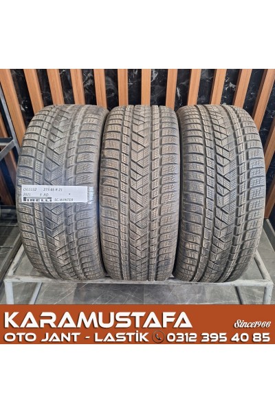 275 45 R 21 PIRELLI SCWIN 110V * 2021 * 3 ADET * CKL5132