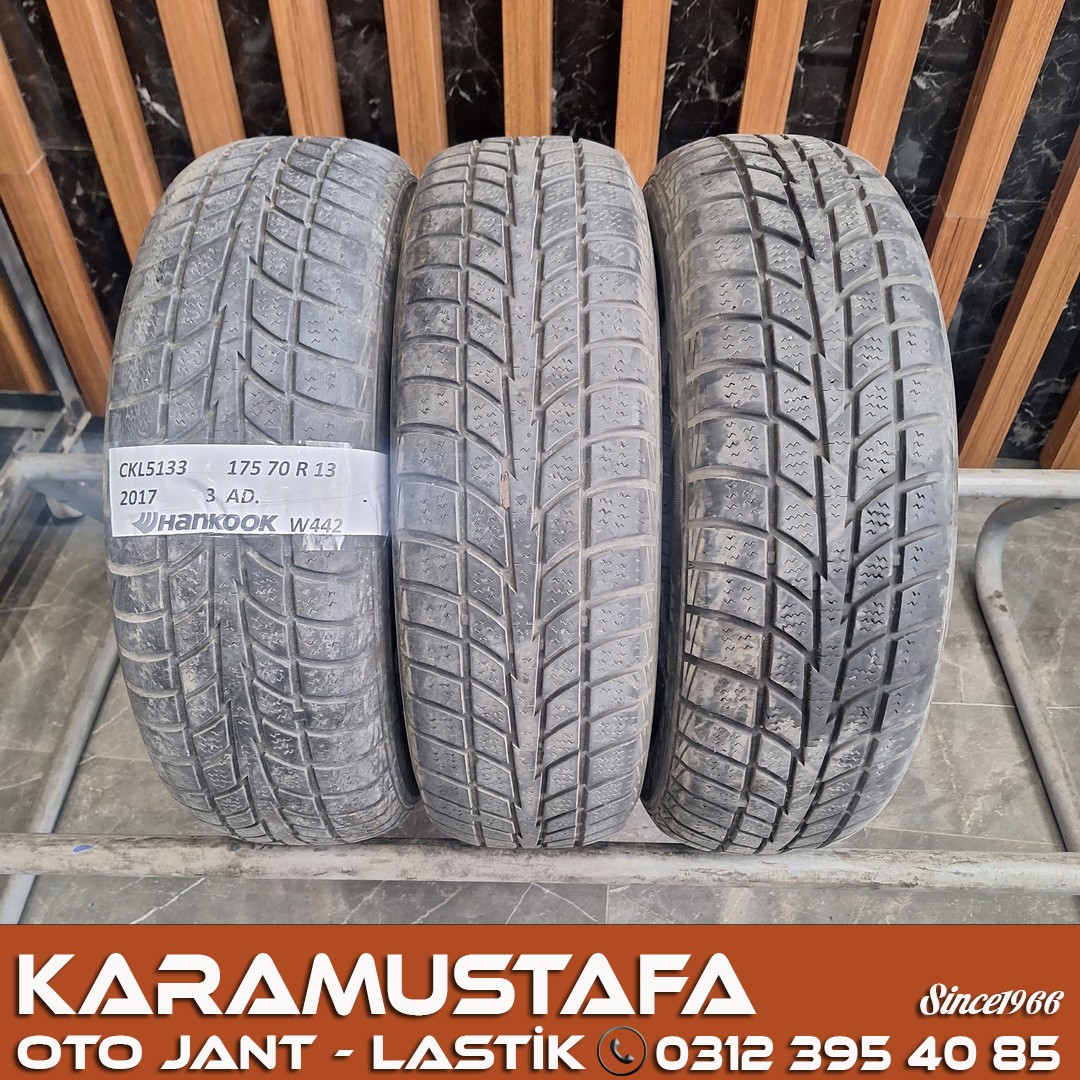 175 70 R 13 HANKOOK W442 82T * 2017 * 3 ADET * CKL5133