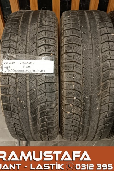 275 65 R 17 MICHELIN LATITUDE X-ICE 115T * 2013 * 4 ADET * CKL5139