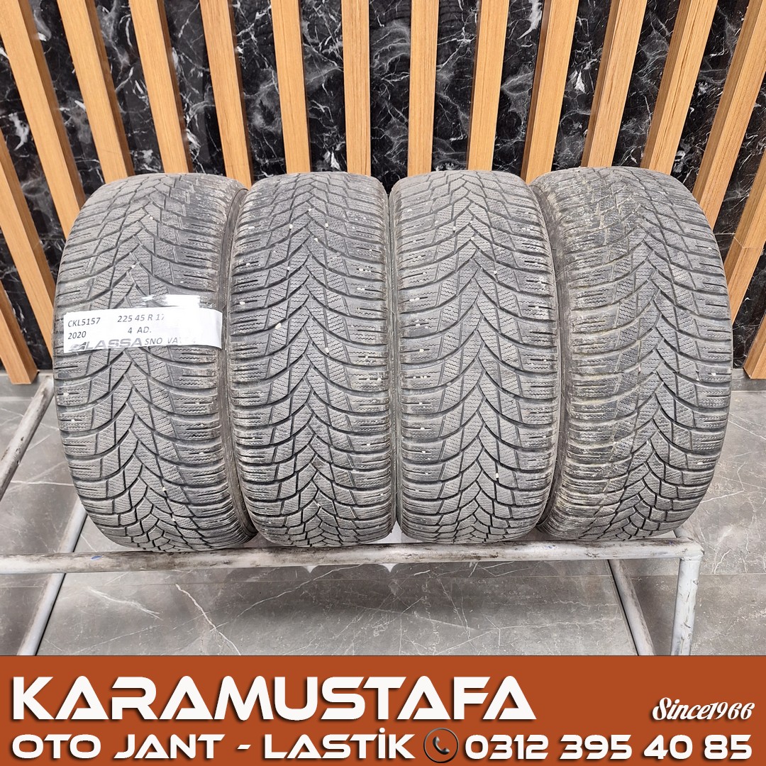 225 45 R 17 LASSA SNOWAYS 4 94V * 2020 * 4 ADET * CKL5157