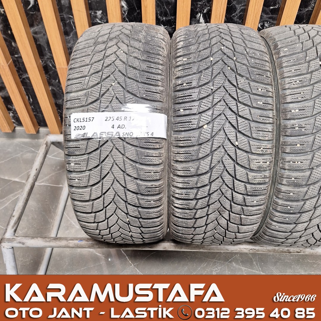 225 45 R 17 LASSA SNOWAYS 4 94V * 2020 * 4 ADET * CKL5157