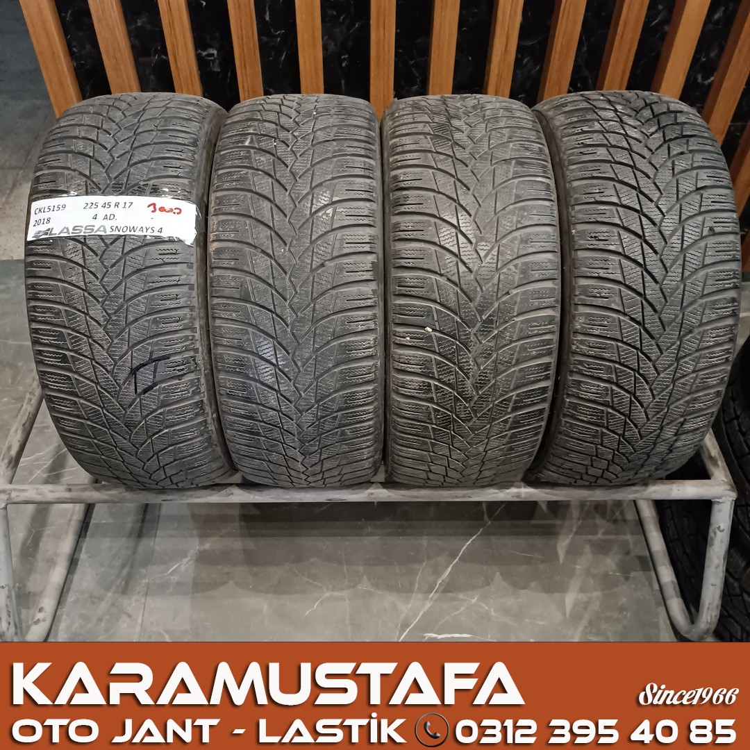 225 45 R 17 LASSA SNOWAYS4 94V * 2018 * 4 ADET * CKL5159