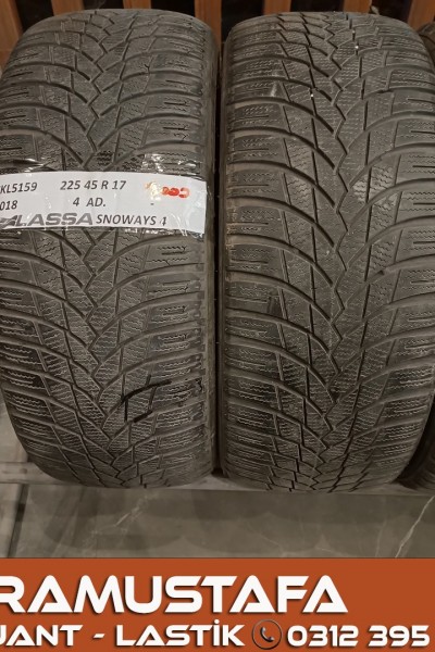 225 45 R 17 LASSA SNOWAYS4 94V * 2018 * 4 ADET * CKL5159