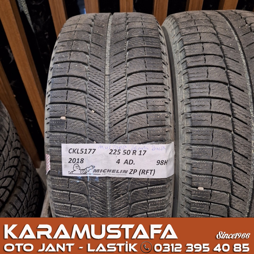 225 50 R 17 MICHELIN RFT 98H * 4 ADET * CKL5177