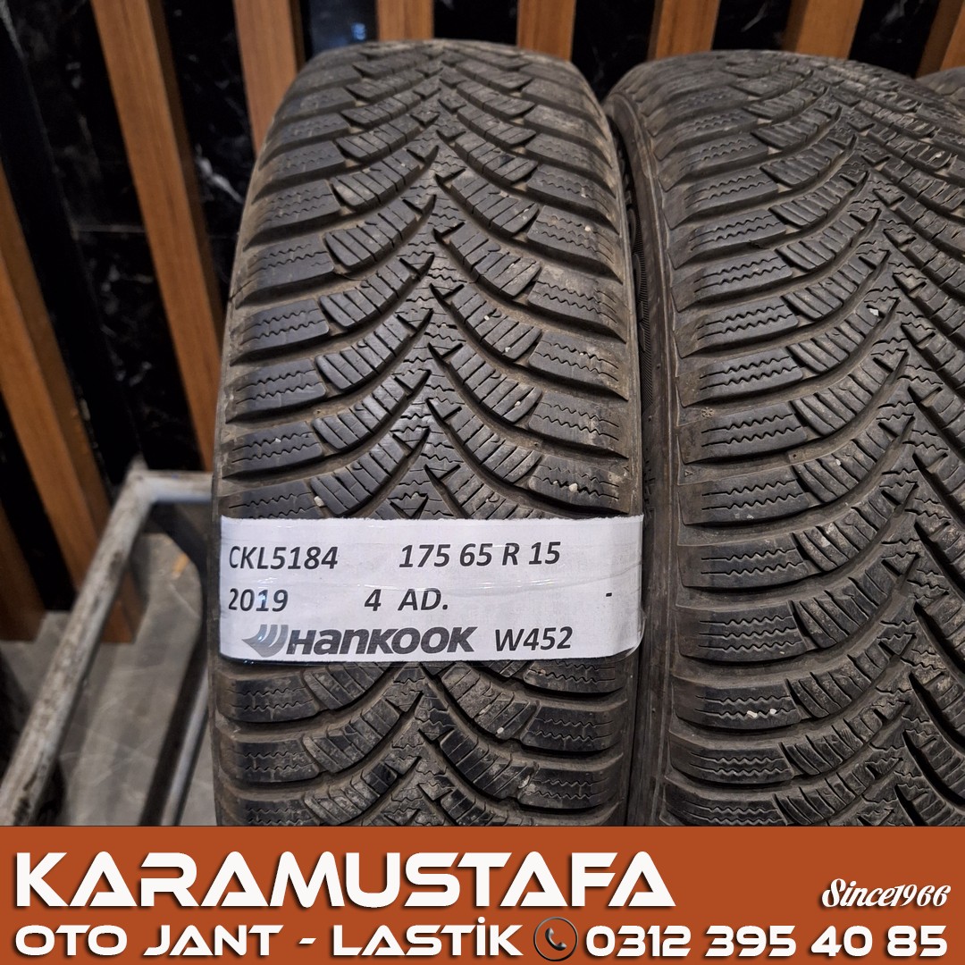 175 65 R 15 HANKOOK W452 84T * 2019 * 4 ADET * CKL5184