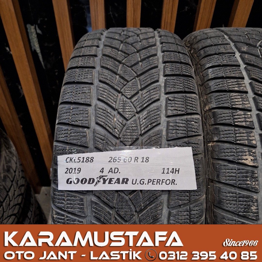 265 60 R 18 GOOYDEAR UGP 114H * 2019 * 4 ADET * CKL5188