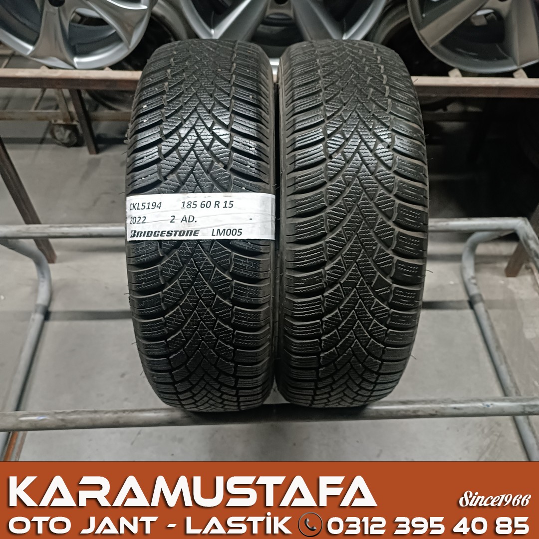 185 60 R 15 BRIDGESTONE LM005 88H * 2022 * 2 ADET * CKL5194