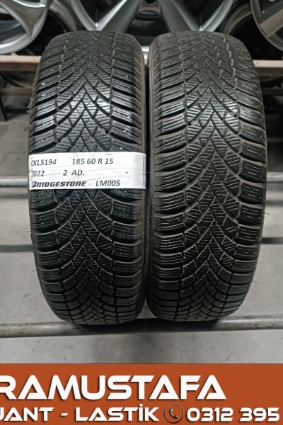 185 60 R 15 BRIDGESTONE LM005 88H * 2022 * 2 ADET * CKL5194