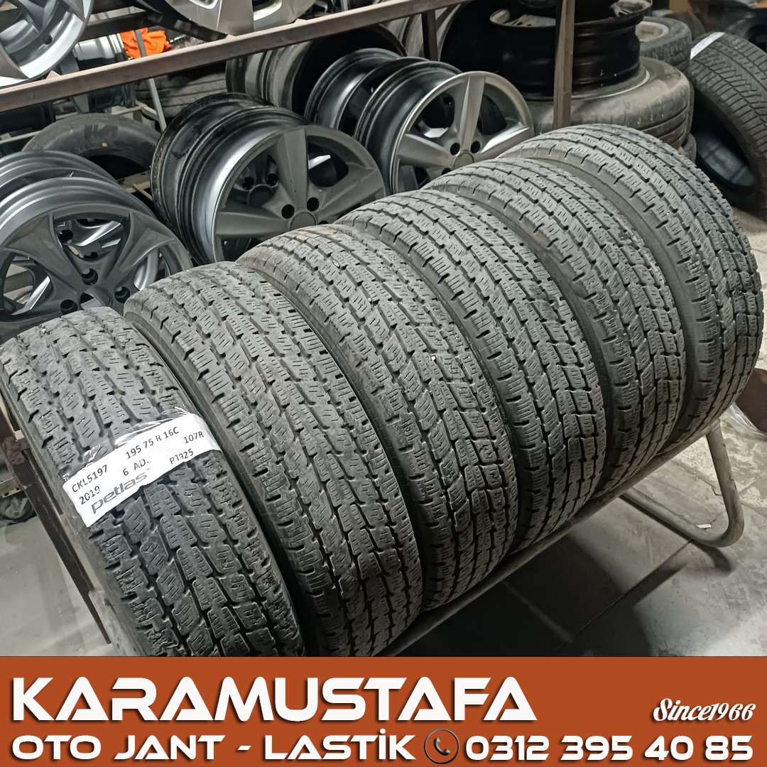 195 75 R 16 PETLAS PT925 107R * 2019 * 6 ADET * CKL5197