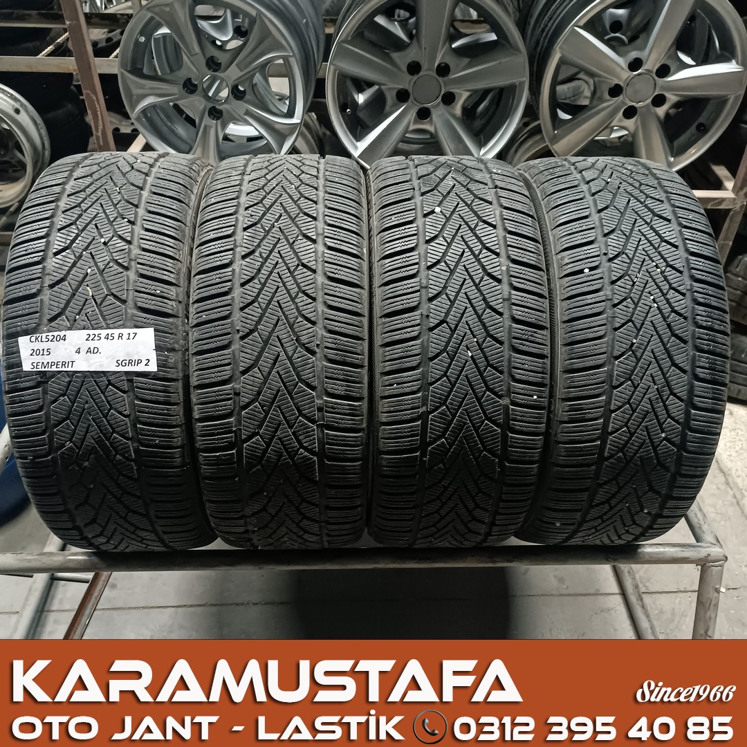 225 45 R 17 SEMPERIT SGRIP 2 91H * 2015 * 4 ADET * CKL5204