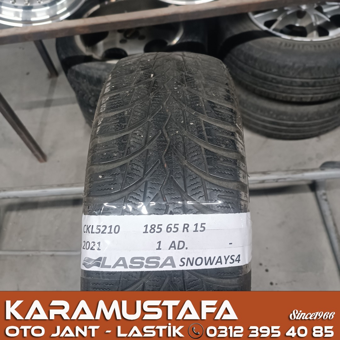 185 65 R 15 LASSA SNOWAYS4 88T * 2021 * 1 ADET * CKL5210
