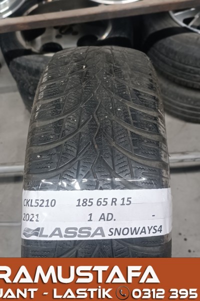 185 65 R 15 LASSA SNOWAYS4 88T * 2021 * 1 ADET * CKL5210