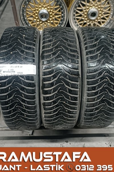 225 60 R 18 KUMHO WS31 104T * 2017 * 3 ADET * CKL5211