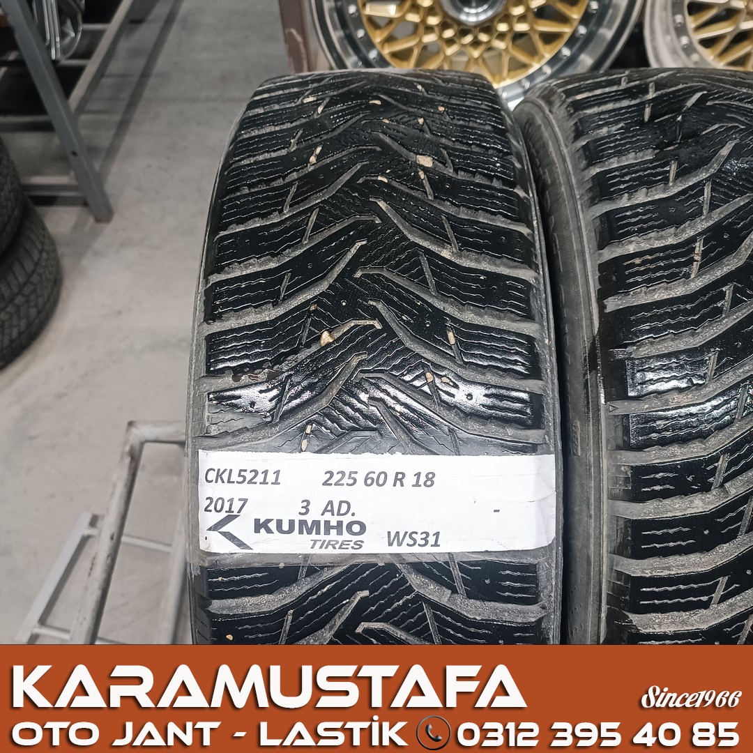 225 60 R 18 KUMHO WS31 104T * 2017 * 3 ADET * CKL5211