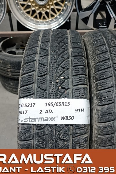 195 65 R 15 STARMAXX W850 91H * 2017 * 2 ADET * CKL5217 