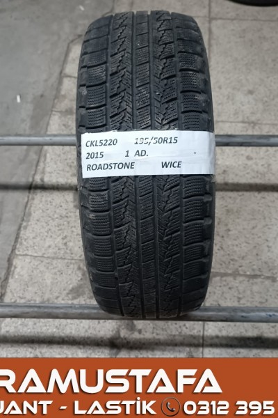 195 50 R 15 ROADSTONE W ICE 82Q * 2015 * 1 ADET * CKL5220