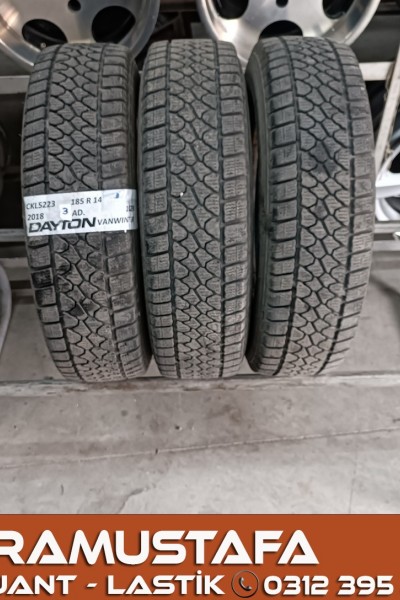 185 R 14 DAYTON VANWINTER 102R * 2018 * 3 ADET * CKL5233