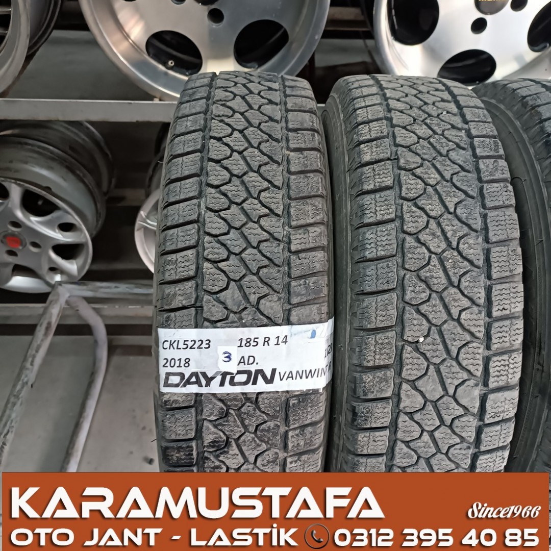 185 R 14 DAYTON VANWINTER 102R * 2018 * 3 ADET * CKL5233
