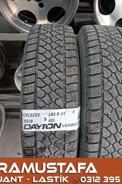 185 R 14 DAYTON VANWINTER 102R * 2018 * 3 ADET * CKL5233
