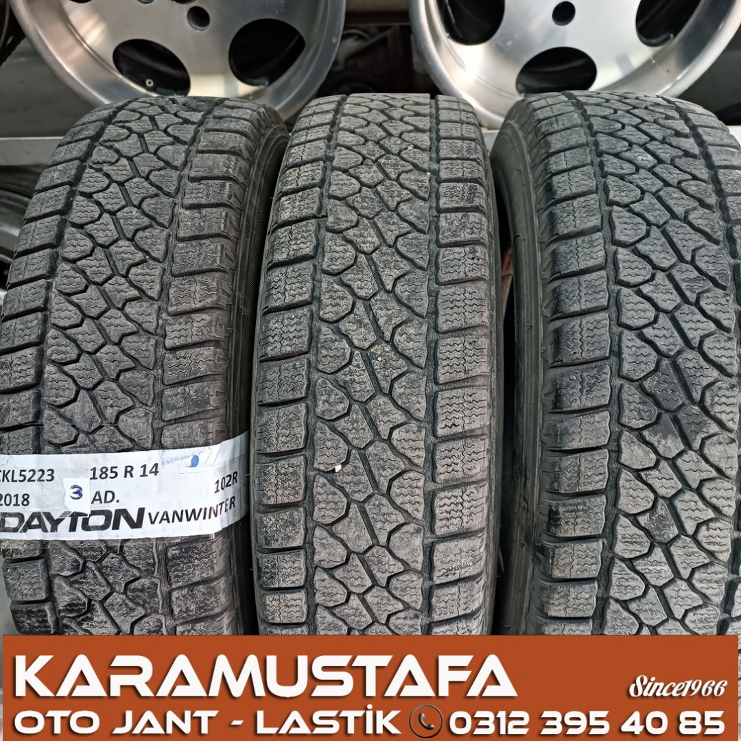 185 R 14 DAYTON VANWINTER 102R * 2018 * 3 ADET * CKL5233