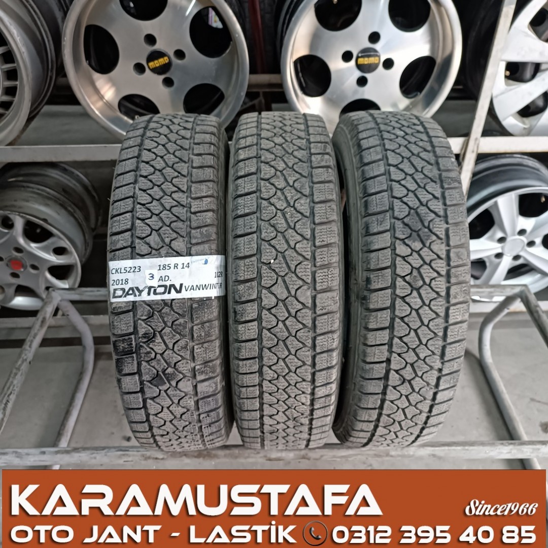 185 R 14 DAYTON VANWINTER 102R * 2018 * 3 ADET * CKL5233