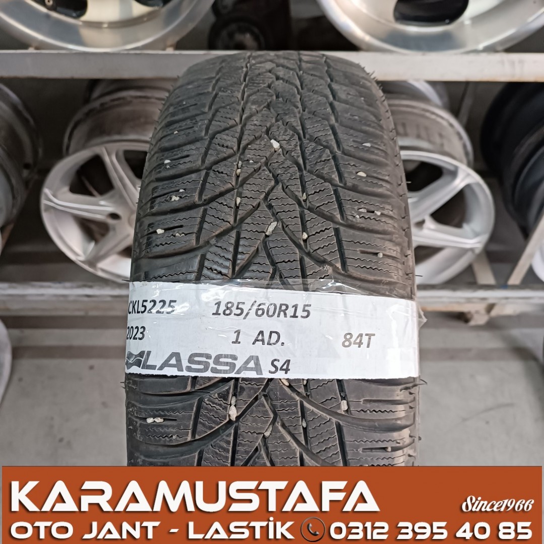 185 60 R 15 LASSA SNOWAYS4 84T * 2023 * 1 ADET * CKL5225