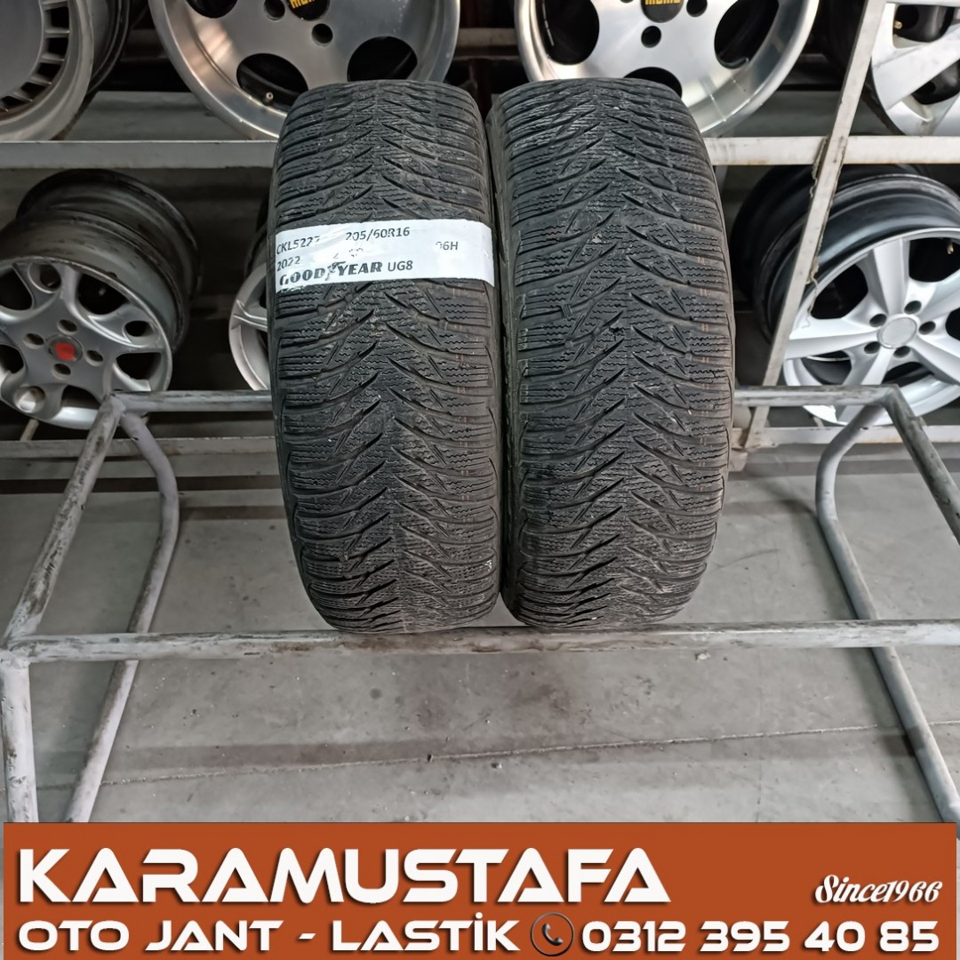 205 60 R 16 GOODYEAR UG8 96H * 2022 * 2 ADET * CKL5227