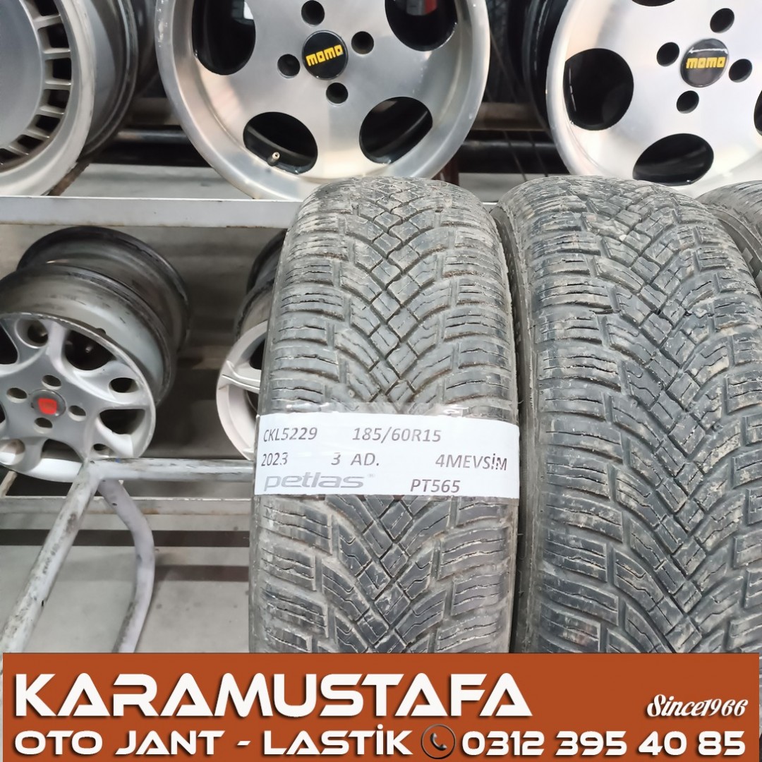185 60 R 15 PETLAS PT565 88H * 2023 * 3 ADET * CKL5229