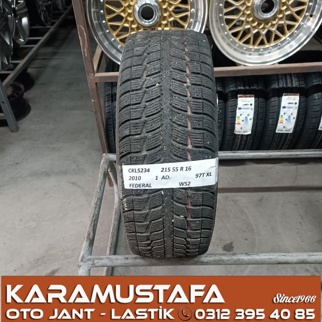 215 55 R 16 FEDERAL WS2 97T * 2010 * 1 ADET * CKL5234