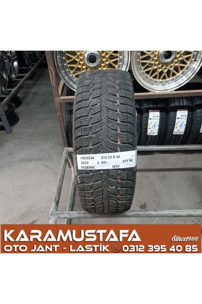 215 55 R 16 FEDERAL WS2 97T * 2010 * 1 ADET * CKL5234
