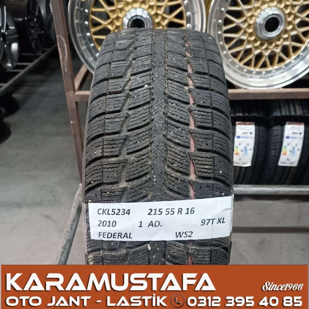 215 55 R 16 FEDERAL WS2 97T * 2010 * 1 ADET * CKL5234