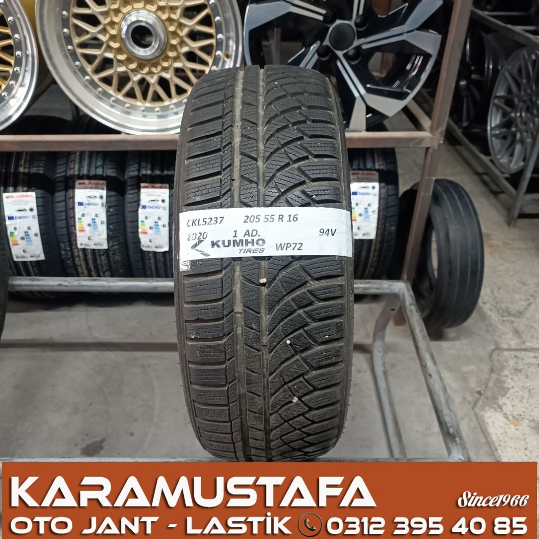 205 55 R 16 KUMHO WP72 94V * 1 ADET * CKL5237