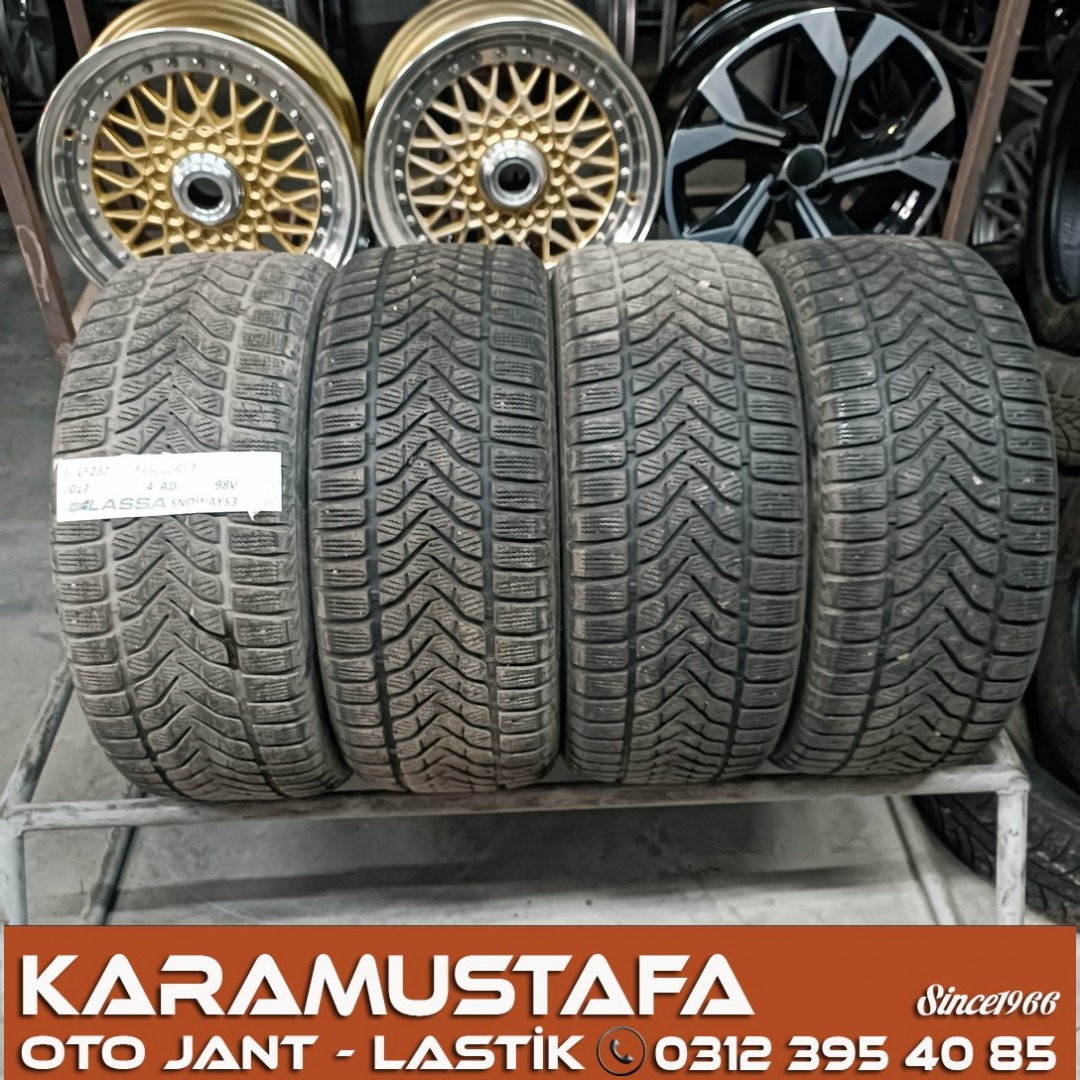 225 50 R 17 LASSA SNOWAYS3 98V * 2017 * 4 ADET * CKL5238