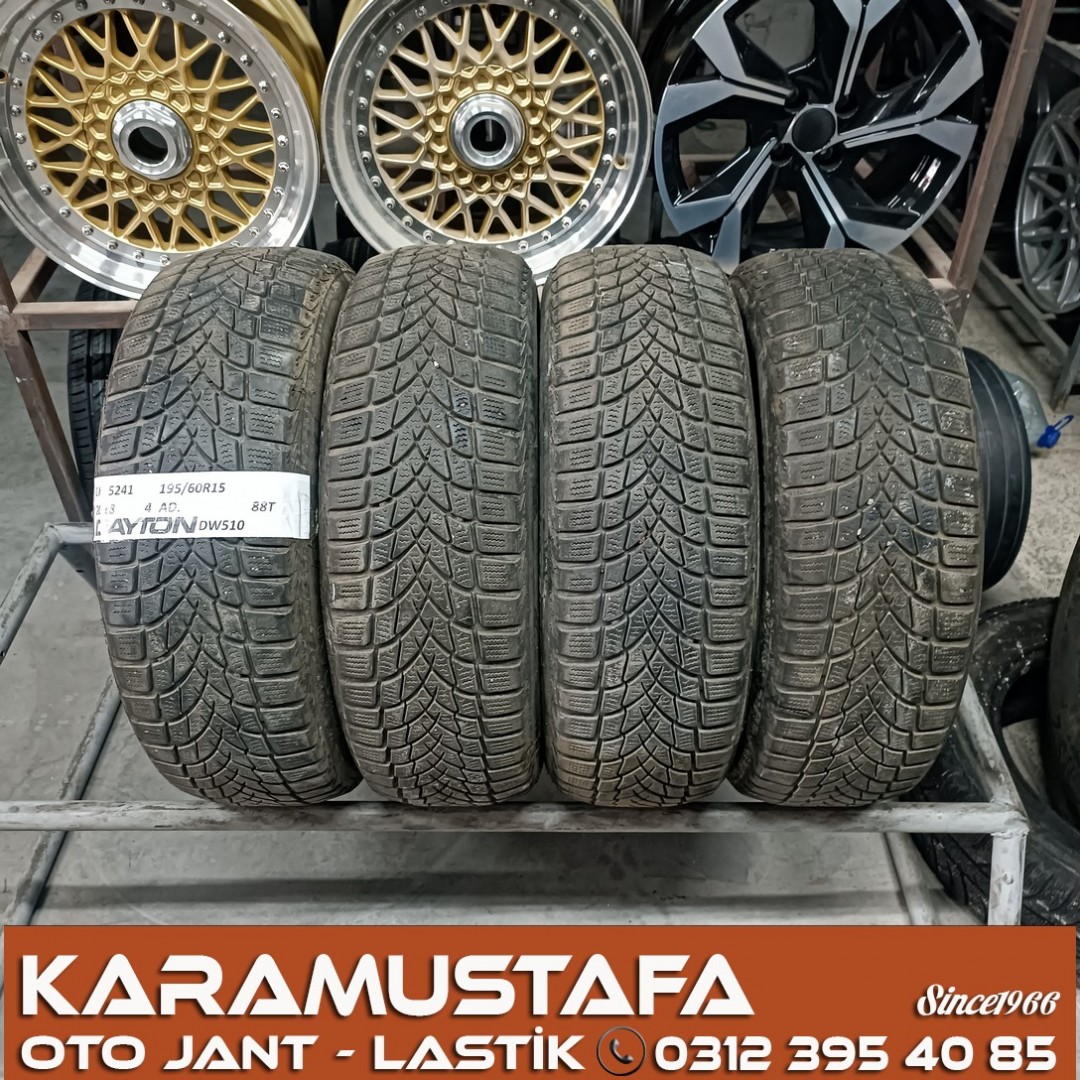 195 60 R 15 DAYTON DW510 88T * 2018 * 4 ADET * CKL5241