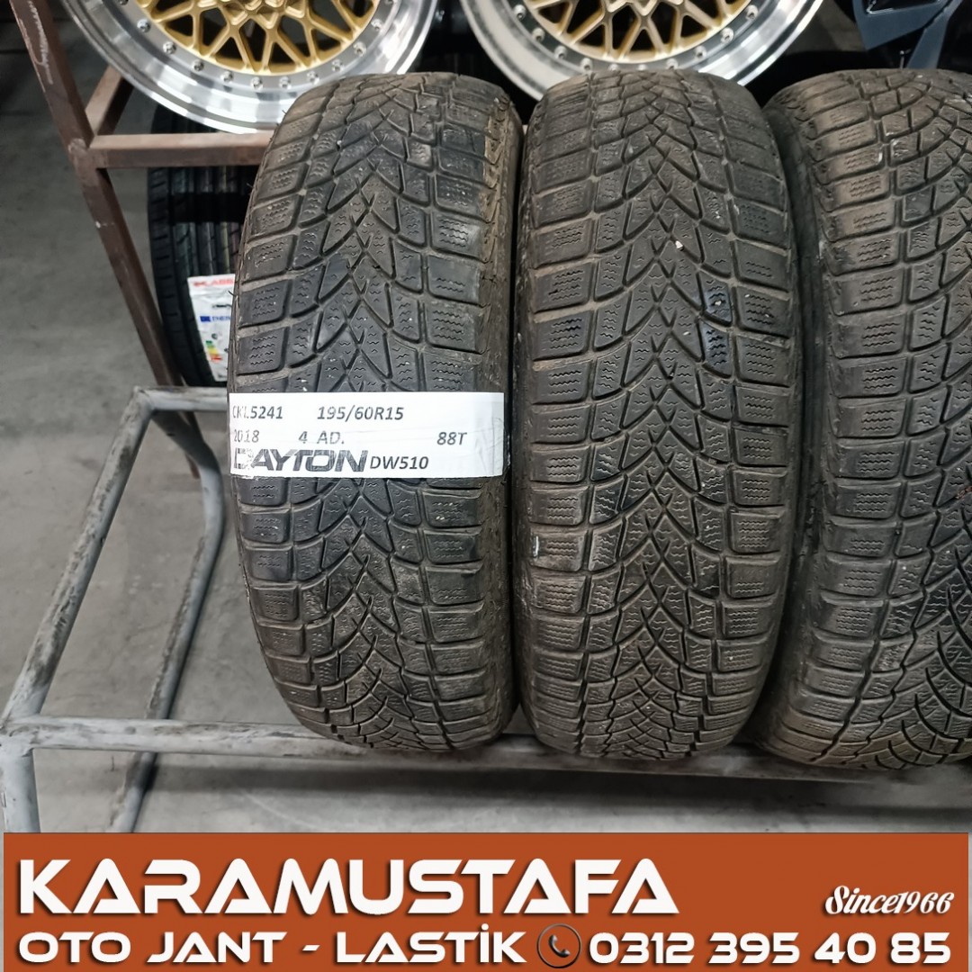 195 60 R 15 DAYTON DW510 88T * 2018 * 4 ADET * CKL5241