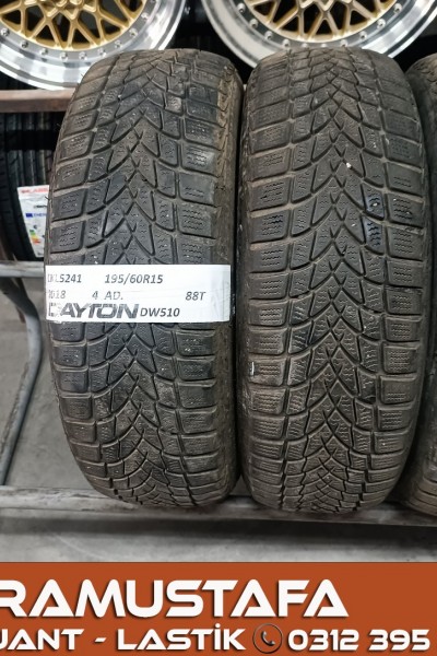 195 60 R 15 DAYTON DW510 88T * 2018 * 4 ADET * CKL5241