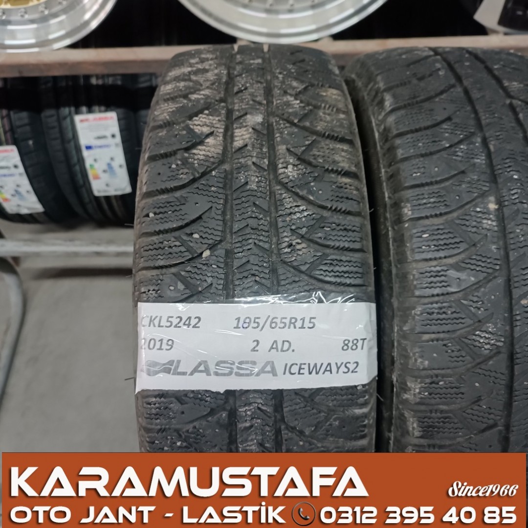 185 65 R 15 LASSA ICEWAYS 88T * 2019 * 2 ADET * CKL5242