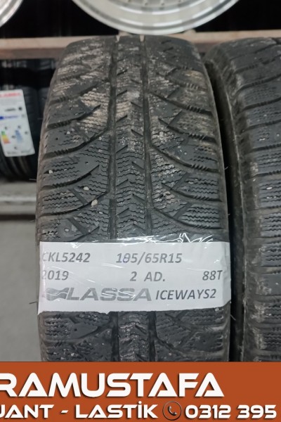 185 65 R 15 LASSA ICEWAYS 88T * 2019 * 2 ADET * CKL5242