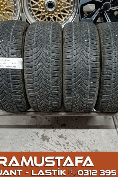 195 55 R 16 LASSA SNOWAYS3 87H * 2016 * 4 ADET * CKL5245