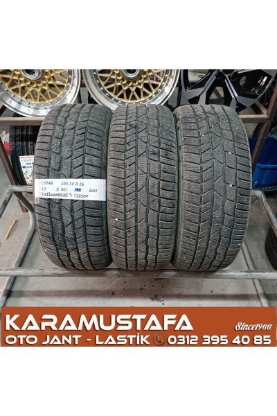 195 50 R 16 CONTINENTAL TS850 88H * 2019 *  3 ADET * CKL5248
